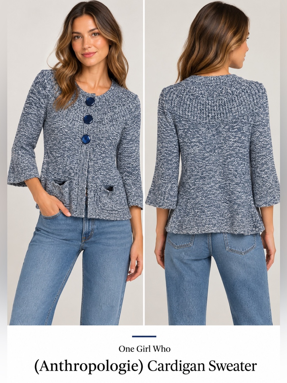 One Girl Who (Anthropologie) Cardigan Sweater
